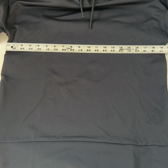 ❌CLEARANCE 🆕 NWOT IVY PARK Black Oversized Black Mesh Side Zip Sweatshirt XS - Picture 15 of 15